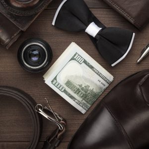 Men's Accessories On The Table